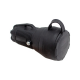 VEXEN SRC250BL PRO rubber, black socket with cover 2P+E 16A 250V IP54