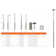 TECNOPALI Hot-Dip Galvanized Steel Stepped Supports