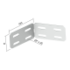 KOPOS SSU60 ZM Angle coupling (Magnelis)