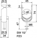 OBO BETTERMANN BS-H1-K Tvirtinimo apkaba