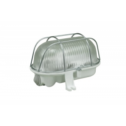 PAWBAL OWAL 60W E27 IP44 Šviestuvas su metalinėm grotelėm