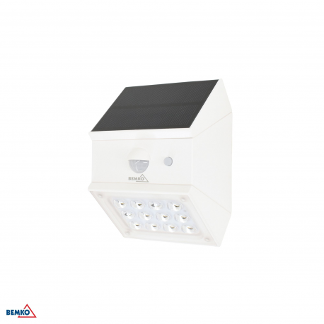 BEMKO SOLAR 2.5W 3000/4000/6000K 300LM IP65 PIR LED Floodlight