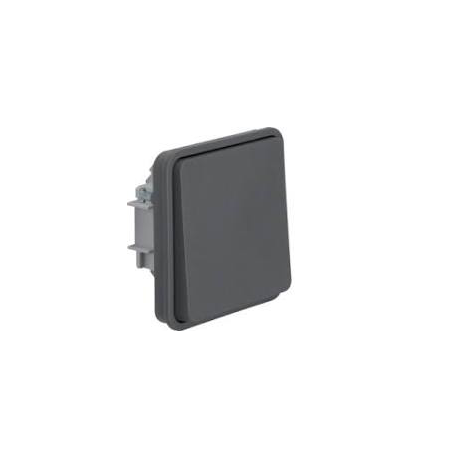 HAGER Berker W.1 IP55 pilkas perjungiklis