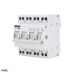 SCHELINGER I-0-II 4P 63A modulinis perjungiklis